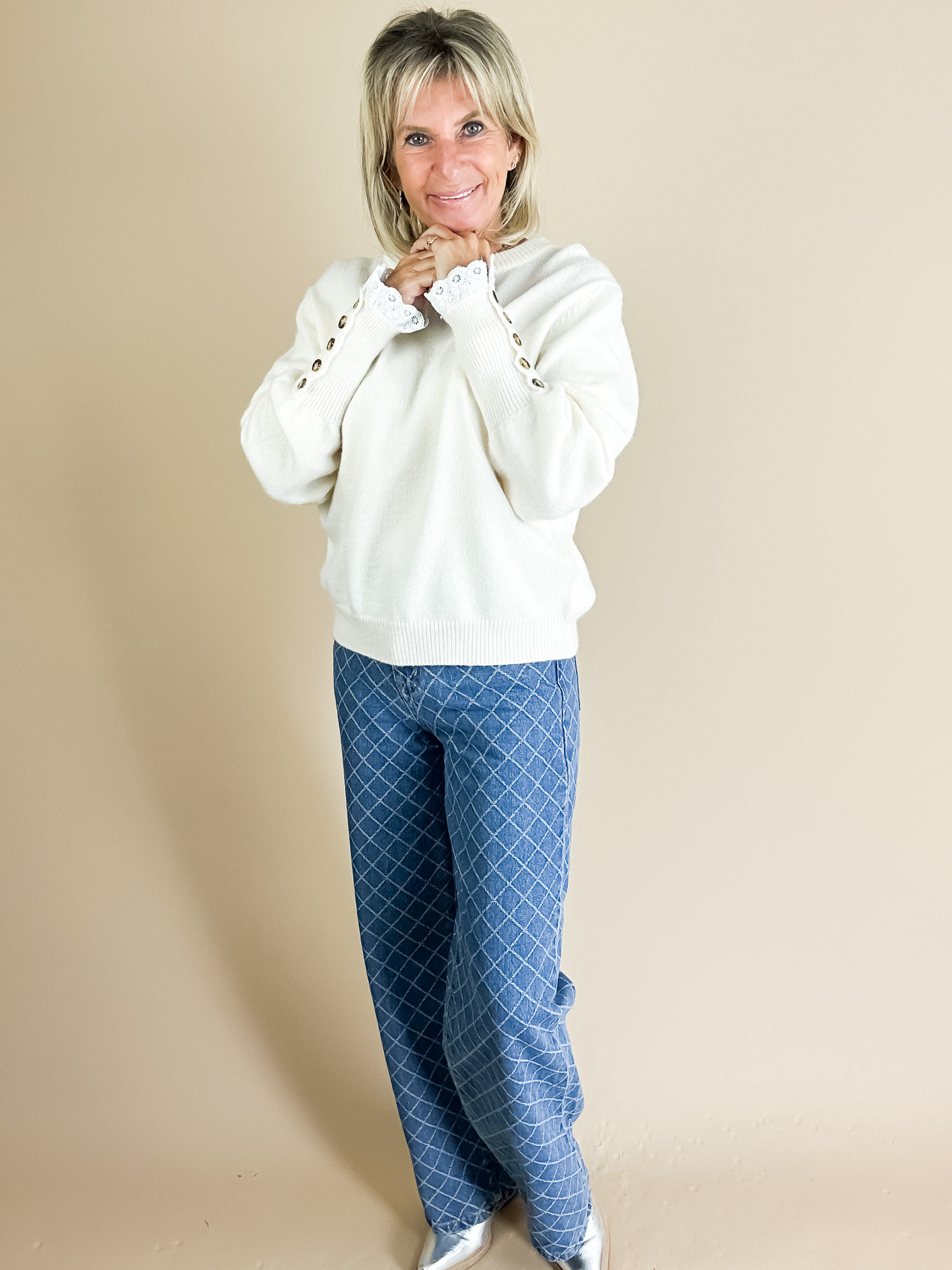 Denimblauw